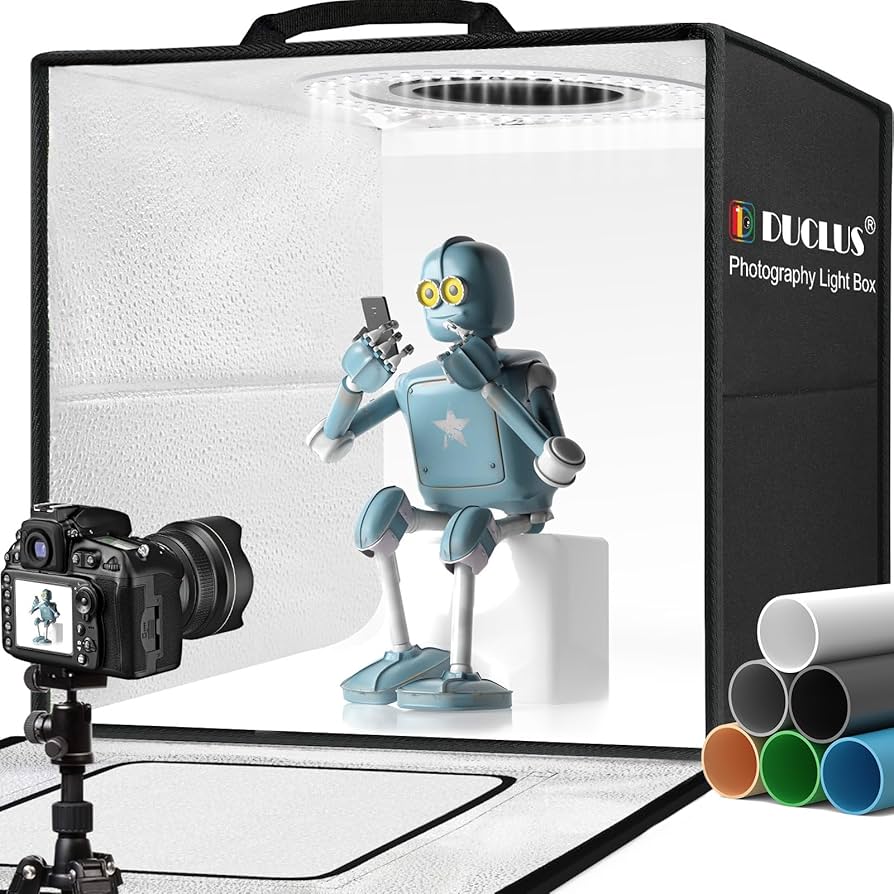DUCLUS 撮影ボックス 50cm 撮影ブース 折りたたみ、Light Box Amazon | DUCLUS 撮影ボックス 50cm 写真撮影ブース 折りたたみ